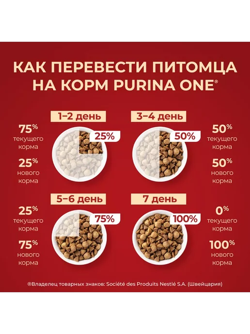 Сухой корм PURINA ONE для собак, взрослые, мелкие, говядина, 1,75 кг, фото 6