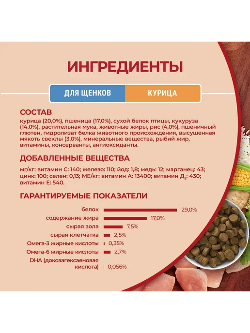 Сухой корм PURINA ONE Ри… для собак, крупные, средние, щенки, курица, 0,95 кг, фото 6