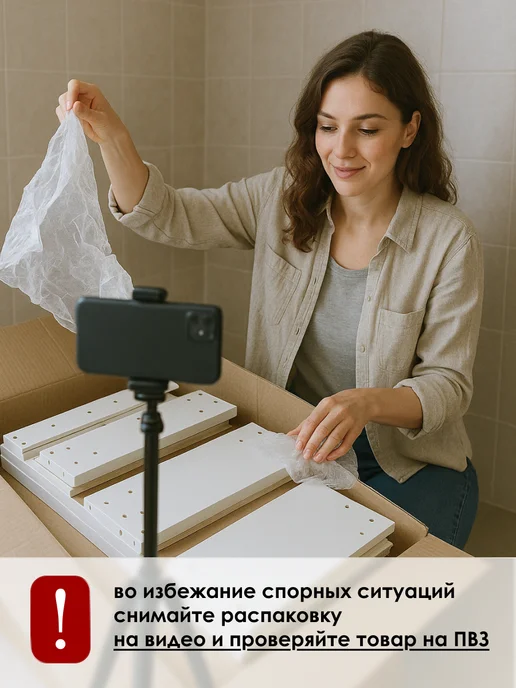 Kalver Стеллаж металлический напольный 4 полки 45 см Дуб вотан, коричневый, фото 7