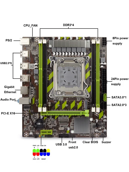 Atermiter Материнская плата комплект X79 xeon E5 2689 16 ГБ 1600MHz, 16 ГБ, фото 6