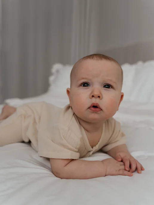 RBR kid's песочник из муслина для малышей, белый, фото 5