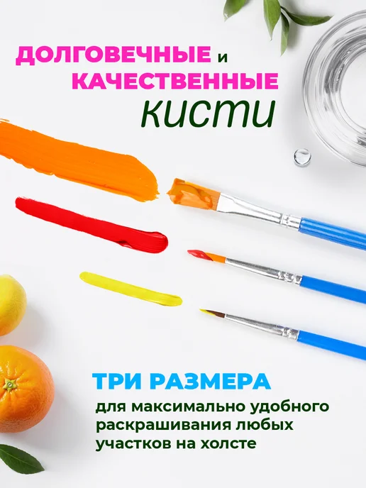Art on Canvas Цветущее сердце Картина по номерам на холсте 40х50 см, 40x50 см, фото 6