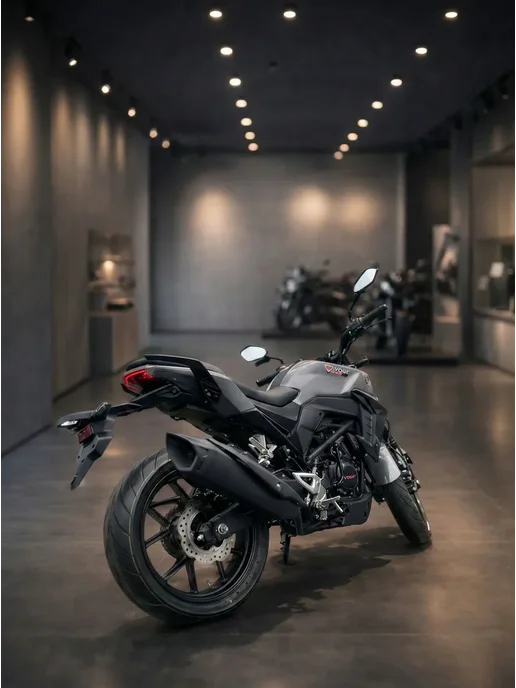 ТЕХНОМОТОРФ Мопед VMC Grace GREY 125, бензиновый, серый, фото 4