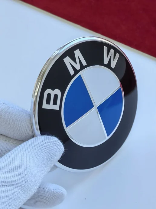GoGoAuto Эмблема BMW 74 мм шильдик логотип BMW, синий, фото 2