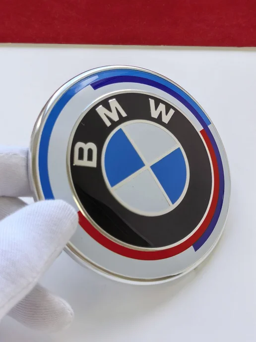 GoGoAuto Эмблема BMW 82 мм значок шильдик BMW, синий, фото 2