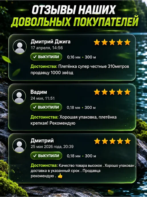 Kotorom плетенка шнур для рыбалки, зеленый, фото 4