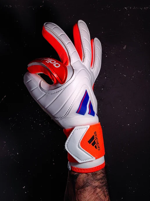 adidas Вратарские перчатки Copa Pro Coral Blaze, белый, фото 3