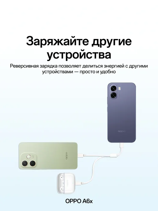 Смартфон OPPO A6X 6/256 ГБ, фиолетовый, фото 4