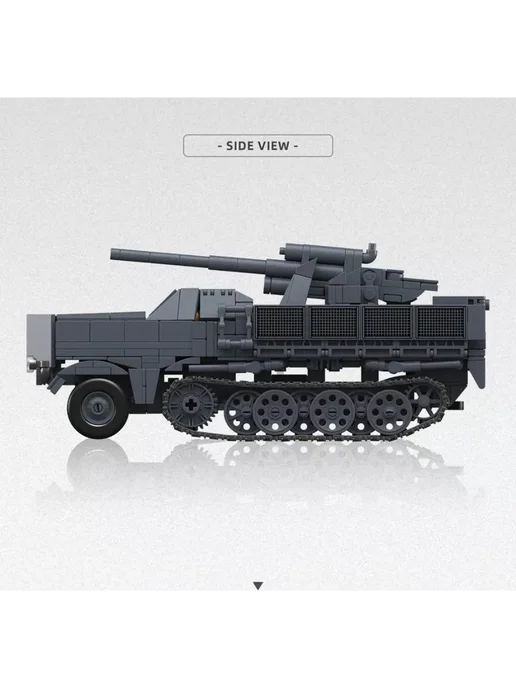 LEGO Конструктор Немецкая Бронированная Машина 726 деталей, серый, фото 3