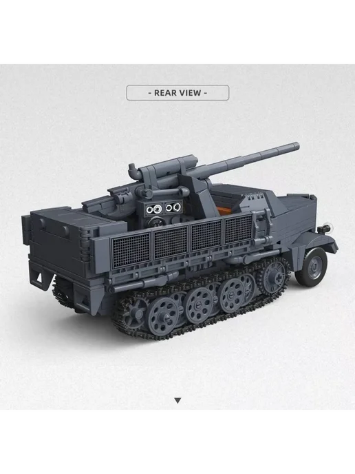 LEGO Конструктор Немецкая Бронированная Машина 726 деталей, серый, фото 4