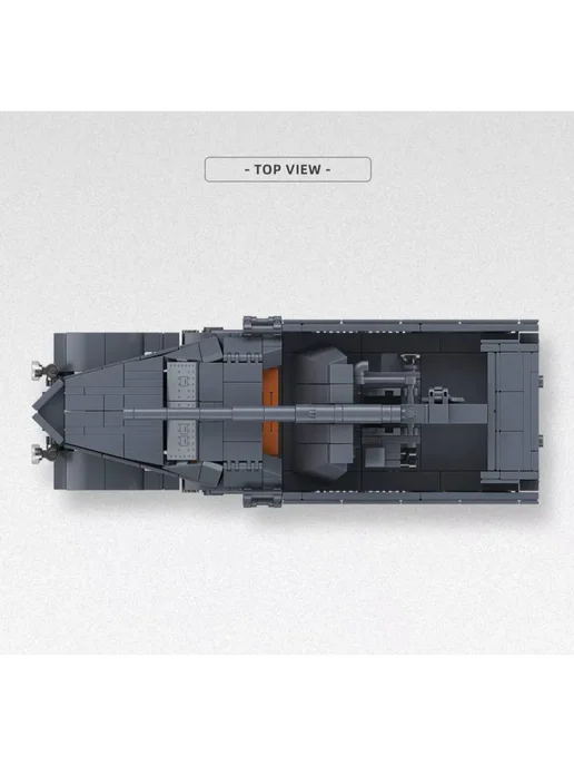 LEGO Конструктор Немецкая Бронированная Машина 726 деталей, серый, фото 5