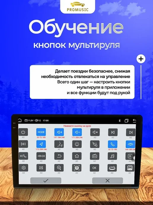 ProMusic Магнитола P27 Pro универсальная на любой автомобиль 4 32, вариант, фото 8