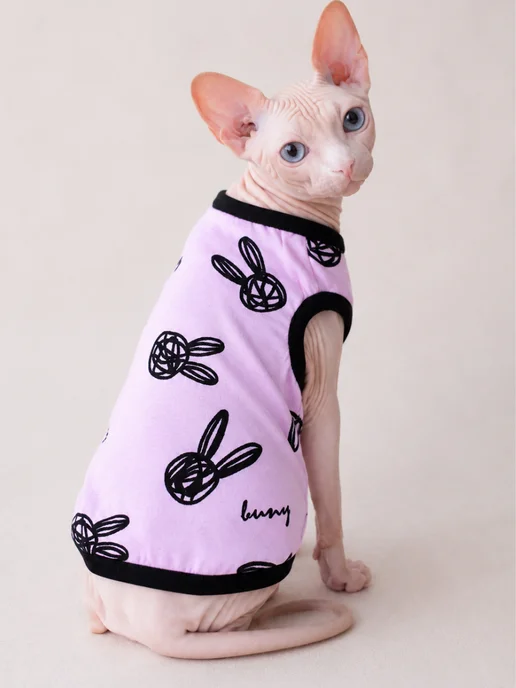 MEOWme Футболка для собак и кошек, черный, фото 2