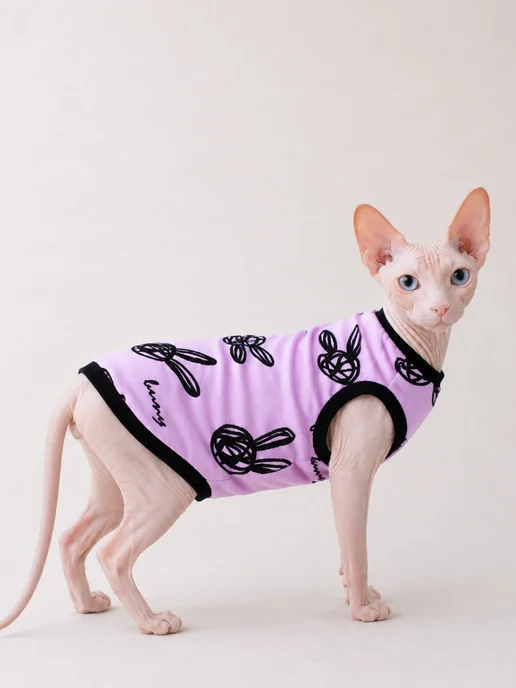 MEOWme Футболка для собак и кошек, черный, фото 4