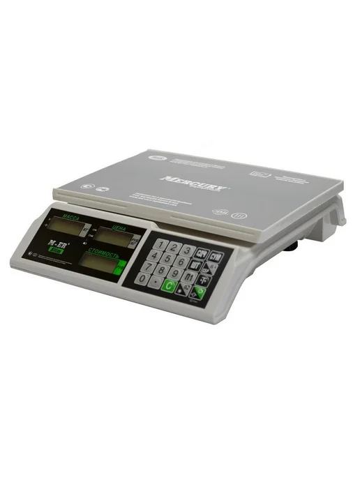Mertech Весы торговые M-ER 326AC-15,2 Slim, настольные, вариант