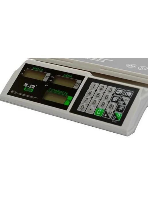 Mertech Весы торговые M-ER 326AC-15,2 Slim, настольные, вариант, фото 3