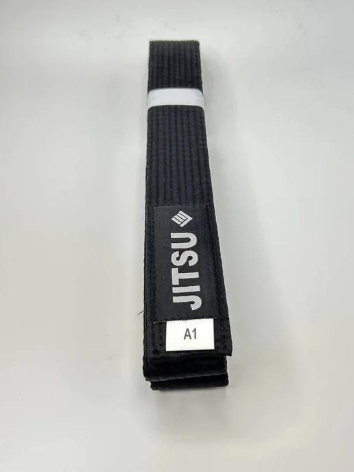 SportSpire Пояс для единоборств БЖЖ BJJ прочный, черный, фото 3