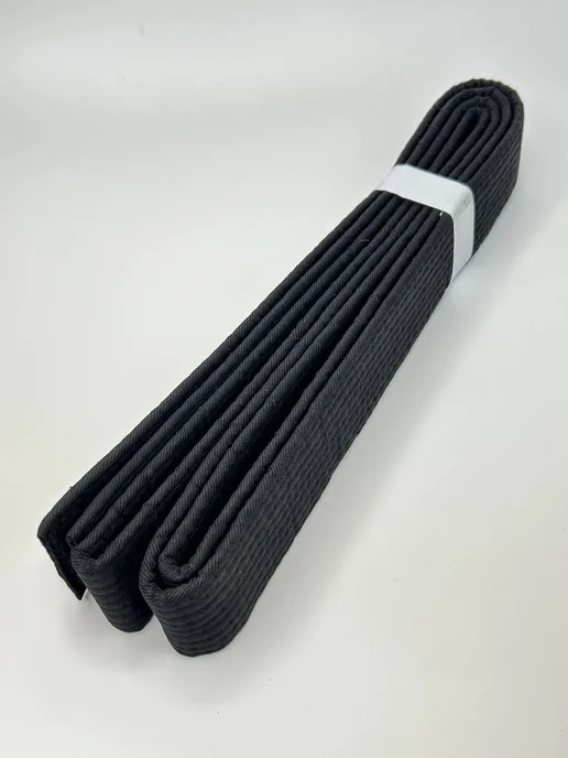 SportSpire Пояс для единоборств БЖЖ BJJ прочный, черный, фото 4