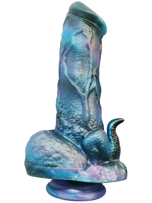 Фаллоимитатор Gigachad Squidward Smasher Dildo SCMHW012, синий, фото 6