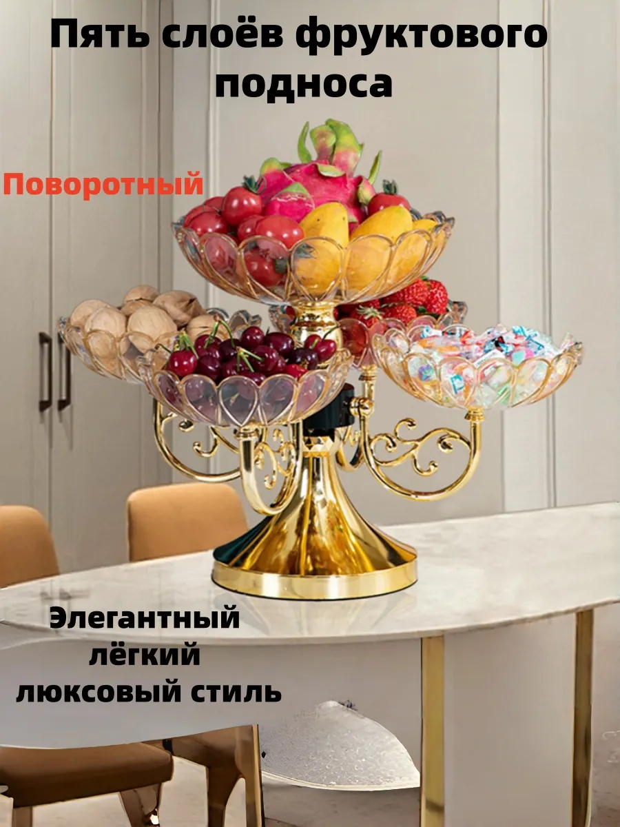 Конфетница на ножке для конфет и печенья
