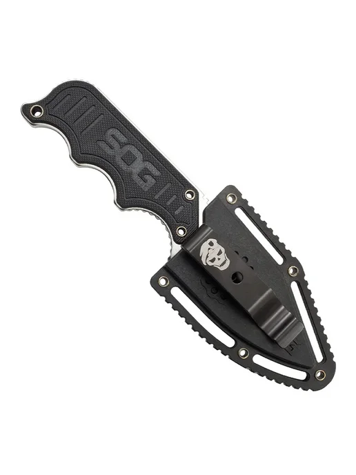 Нож SOG INSTINCT Черный серебристый, черный, фото 5