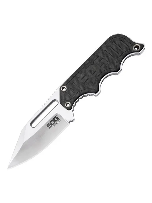 Нож SOG INSTINCT Черный серебристый, черный, фото 7