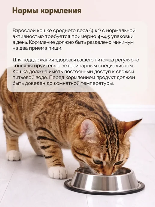 Мираторг Влажный корм для кошек "Рагу с телятиной в желе" 75гр, 75 г, фото 4