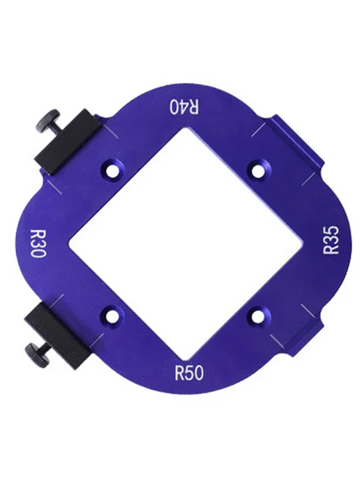 Positioning Tool 4в1 для DIY резки, шаблон для триммера (син, синий