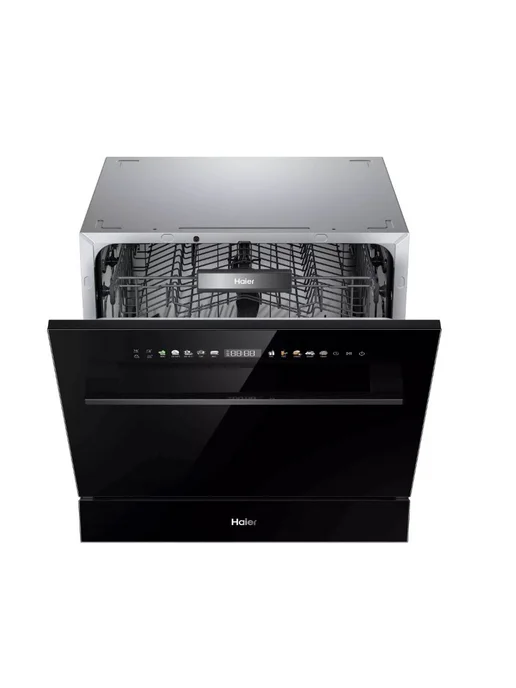 Haier Посудомоечная машина HDWI8-58BK3RU на комплектов, черный, фото 2