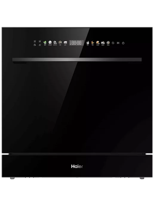 Haier Посудомоечная машина HDWI8-58BK3RU на комплектов, черный, фото 3
