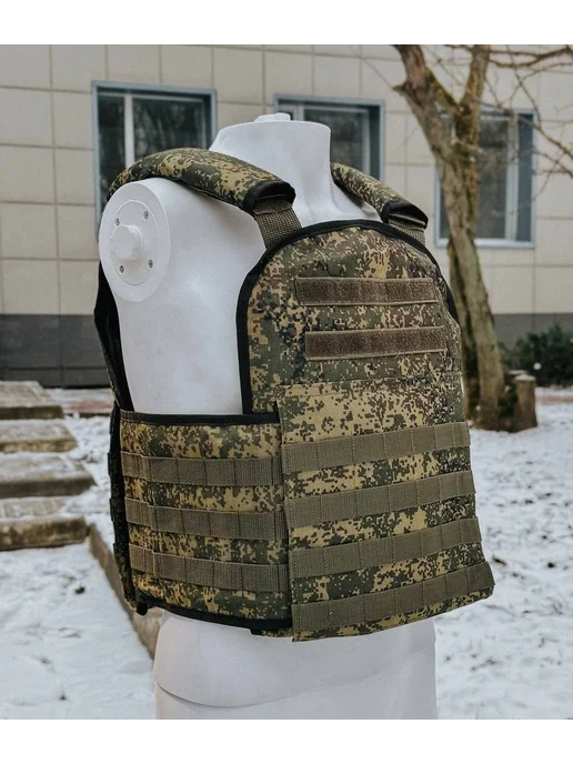 Бронежилет тактический с бронеплитами БР5, серый, фото 5