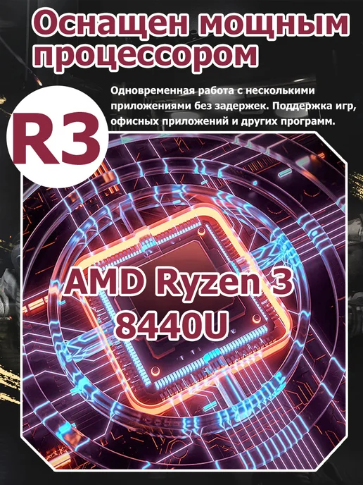 VJSENGA Ноутбук для работы игровой 15.6”, AMD 32GB, SSD 512GB, 32 ГБ, 512 ГБ, фото 3