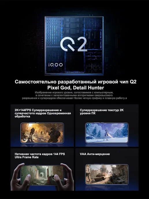 Смартфон vivo Iqoo Neo11 12/256 ГБ, черный, фото 6