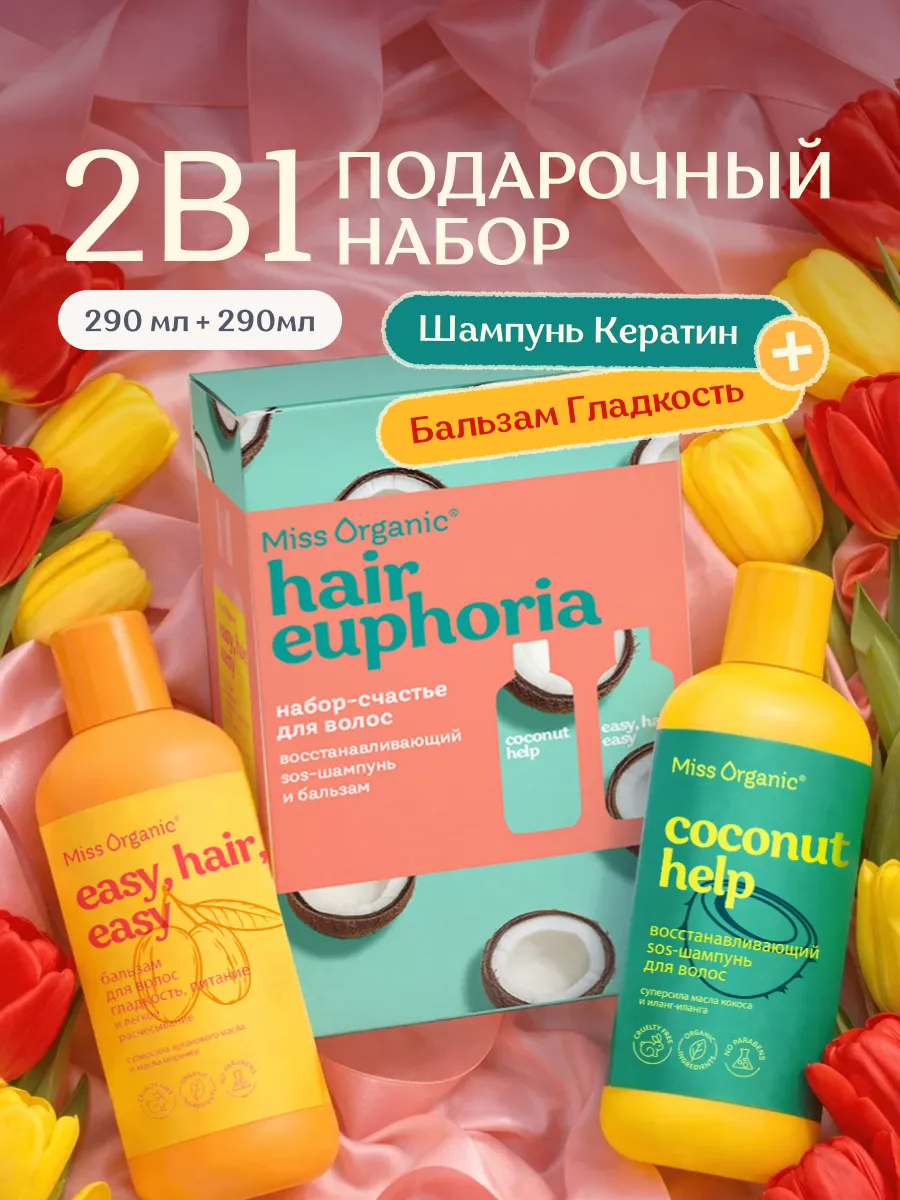 Подарочный набор восстанавливающий SOS-шампунь и бальзам