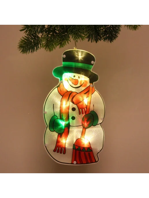 My Sweet Home Светодиодная фигура Снеговик 14х25 см батарейки 3 AAA, 14x25 см, фото 2